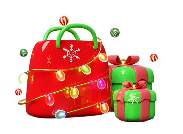 Shopping Paper Bags  3D Icon