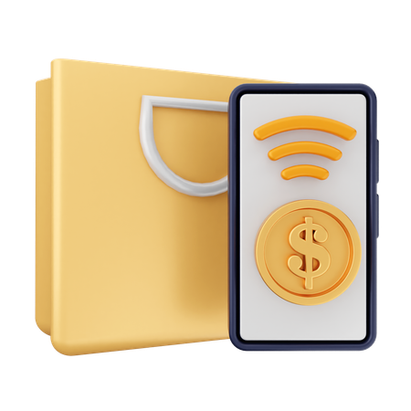 Shopping Payment  3D Icon