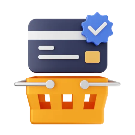 Shopping Payment  3D Icon