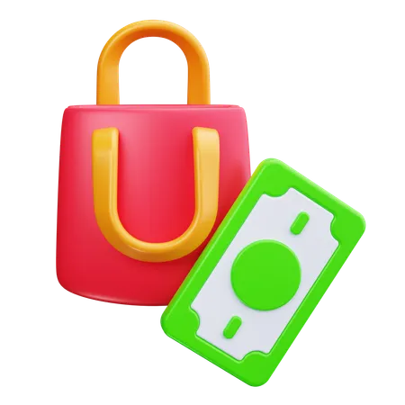 Shopping Payment  3D Icon