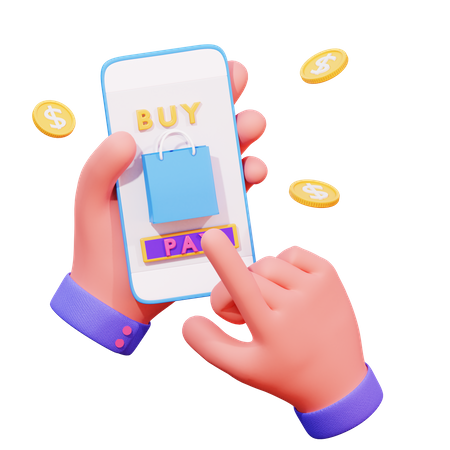 Shopping Payment  3D Icon