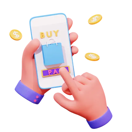 Shopping Payment  3D Icon