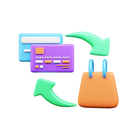 Shopping payment  3D Icon