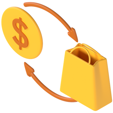 Shopping Payment  3D Icon