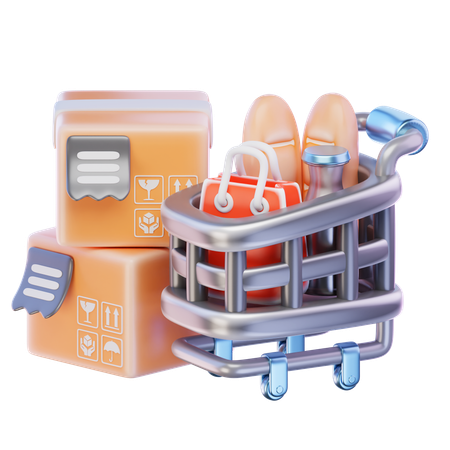Shopping Product  3D Icon