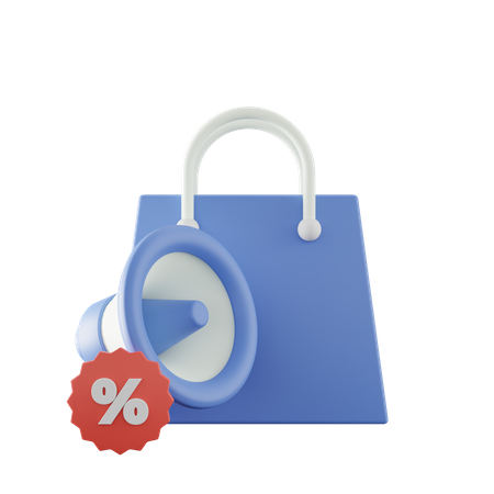 Shopping Promotion  3D Icon