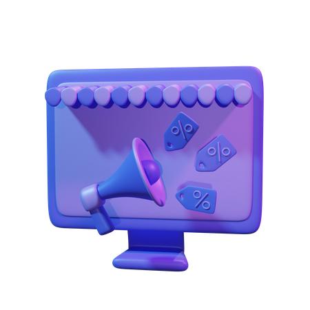 Shopping Promotion  3D Icon