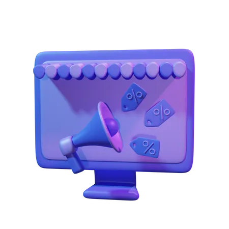 Shopping Promotion  3D Icon