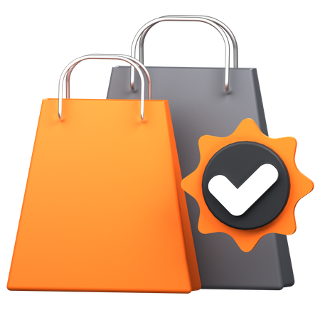 Shopping Quality  3D Icon