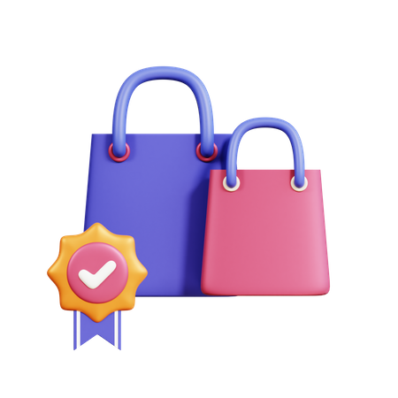 Shopping Quality  3D Icon