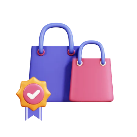 Shopping Quality  3D Icon