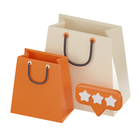 Shopping Review  3D Icon