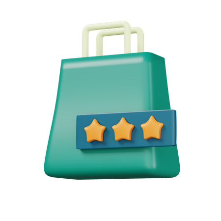 Shopping Review  3D Icon