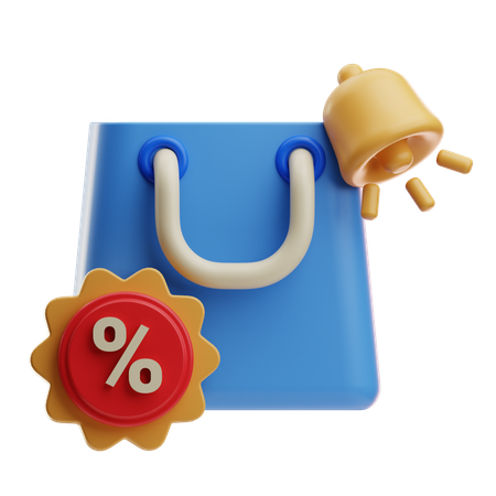 Shopping Sale  3D Icon