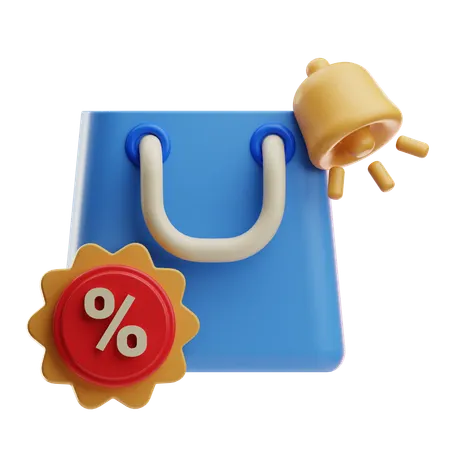 Shopping Sale  3D Icon