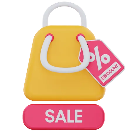 Shopping sale  3D Icon