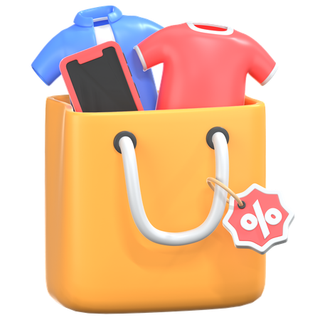 Shopping Sale  3D Icon