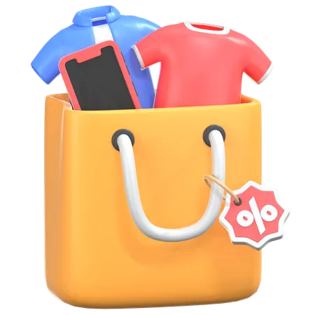 Shopping Sale  3D Icon