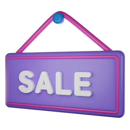 Shopping Sale Sign Marketing 3 D 3D Icon