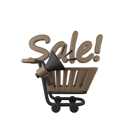 Shopping Sale Announcement  3D Icon