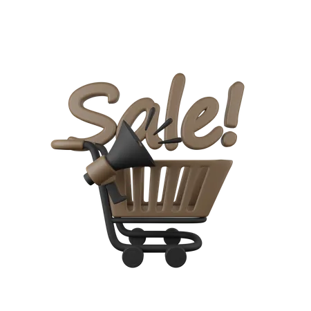 Shopping Sale Announcement  3D Icon