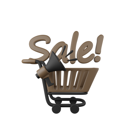 Shopping Sale Announcement  3D Icon
