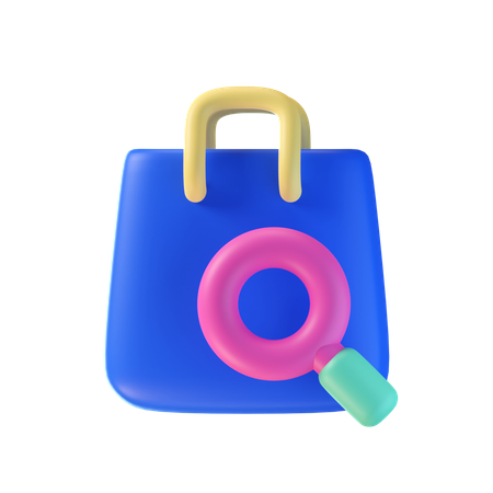 Shopping Search  3D Icon