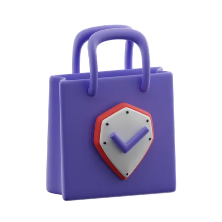 Shopping security  3D Icon