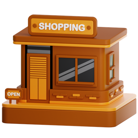 Centro de compras  3D Icon