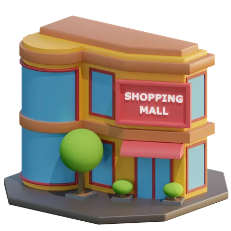 Centro de compras  3D Icon