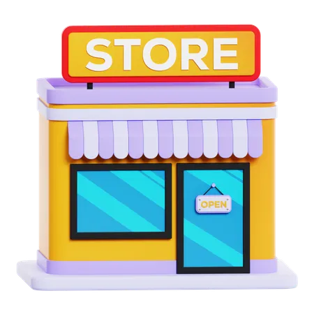 Shopping Store  3D Icon