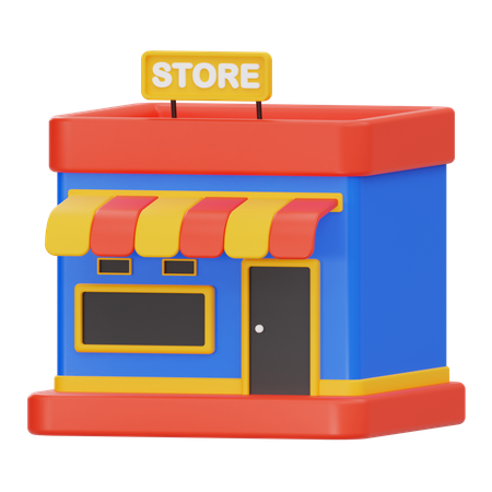 Shopping Store  3D Icon