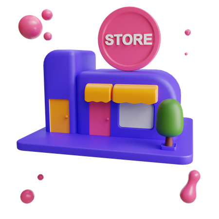 Shopping Store  3D Icon