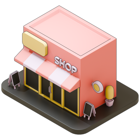 Shopping Store  3D Icon