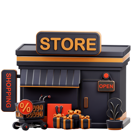 Shopping Store  3D Icon