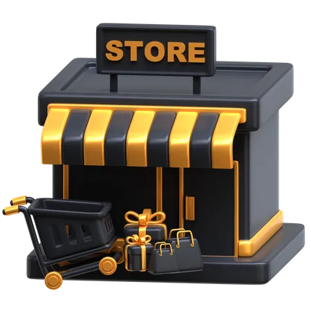 Shopping Store  3D Icon