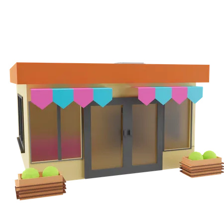 Shopping Store  3D Icon