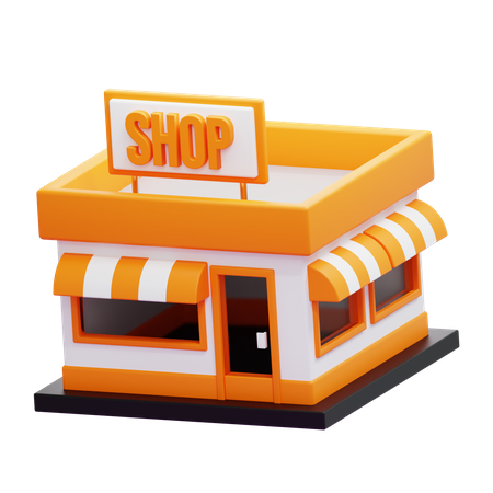 SHOPPING STORE  3D Icon