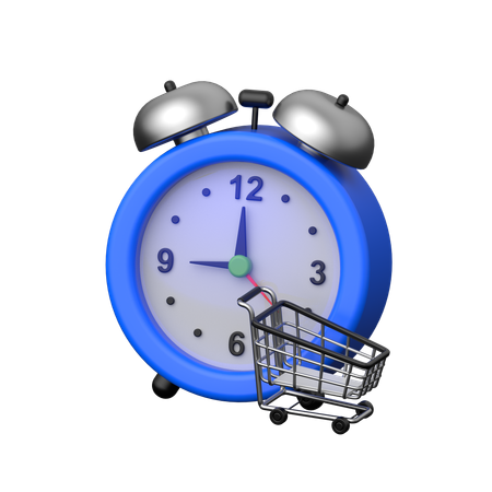 Shopping Time  3D Icon