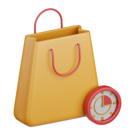 Shopping time  3D Icon