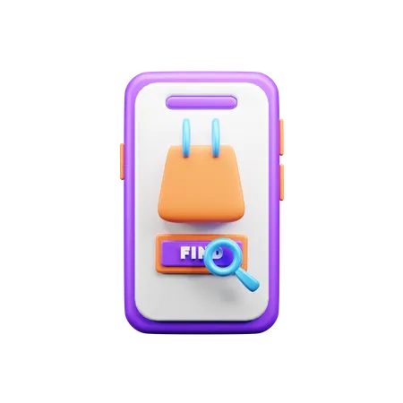 Shopping Tracking  3D Icon