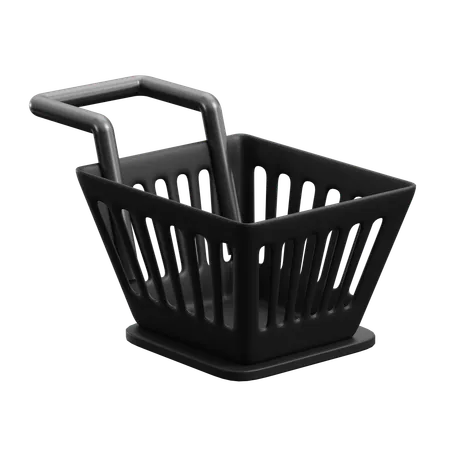 Shopping Trolley  3D Icon