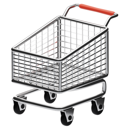 SHOPPING TROLLEY  3D Icon