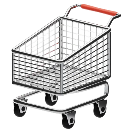 SHOPPING TROLLEY  3D Icon