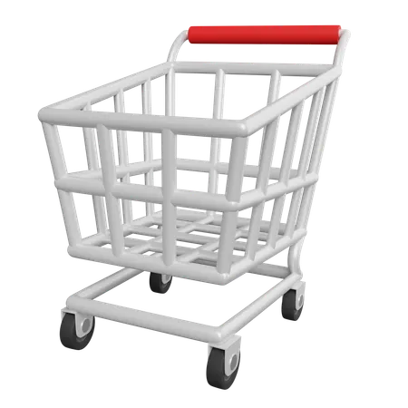 Shopping Trolley  3D Icon