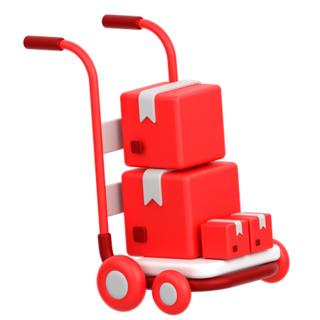 Shopping Trolley  3D Icon