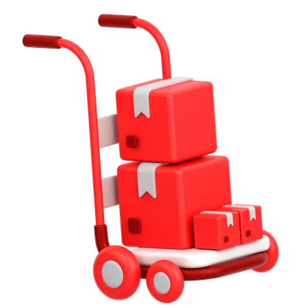 Shopping Trolley  3D Icon