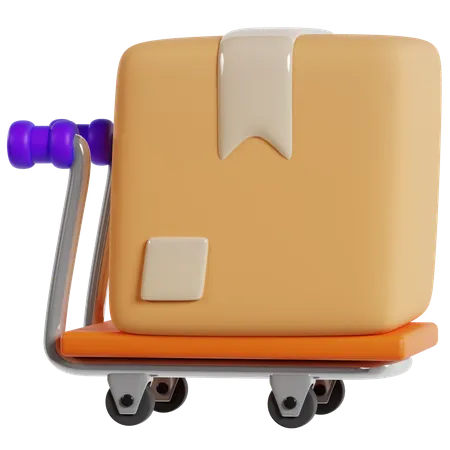 Shopping Trolley  3D Icon