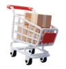 Shopping Trolley With Parcel Boxes