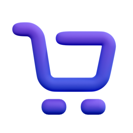 Shopping Trolly  3D Icon